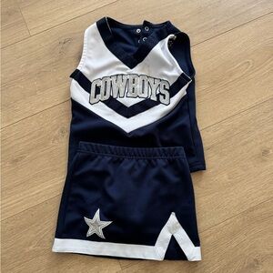 Cowboys Cheerleader Outfit in Navy and White